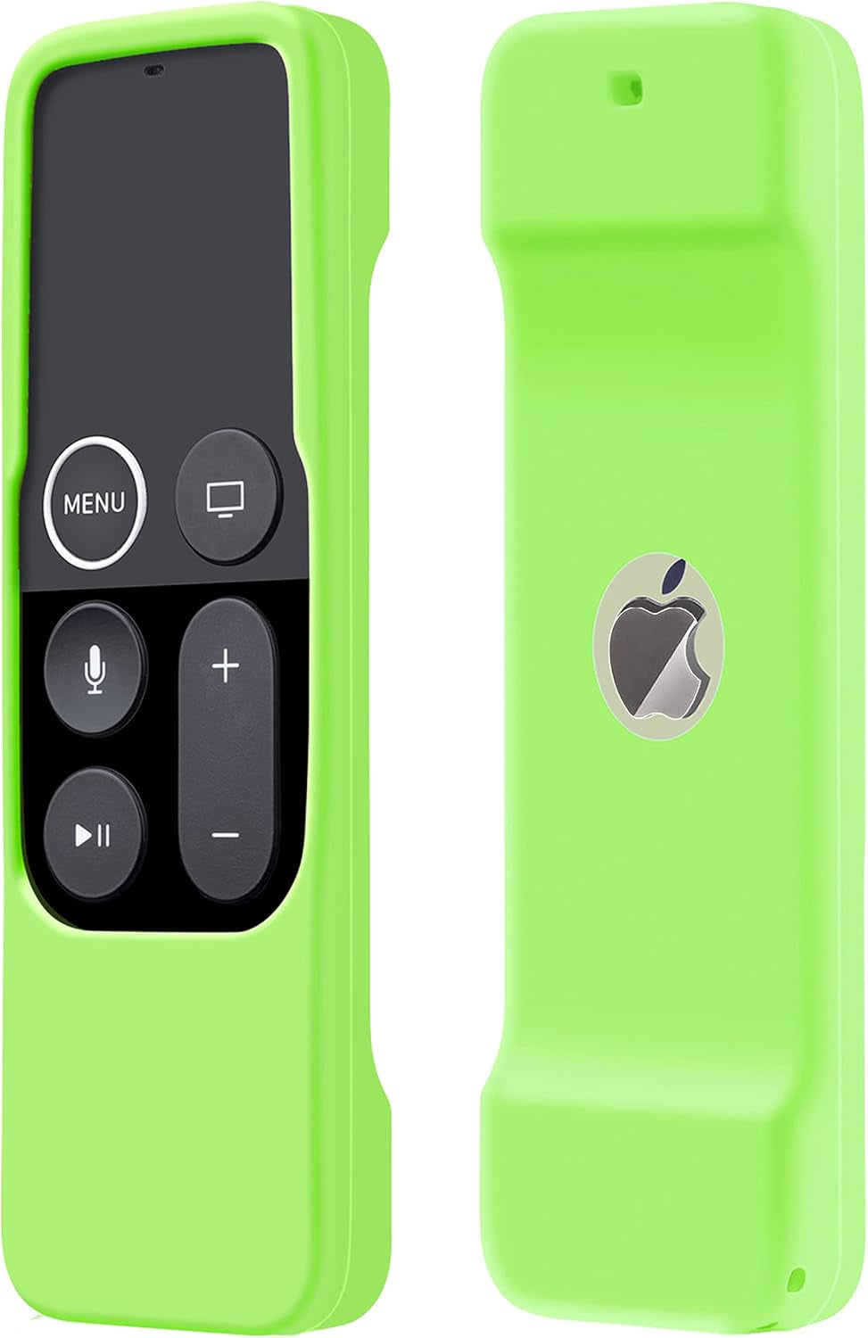 Case Compatible with Apple TV 4K/ 4Th Gen Remote Light Weight Anti-Slip Shock Proof Silicone Cover for Controller for Apple TV Siri Remote - Chartreuse