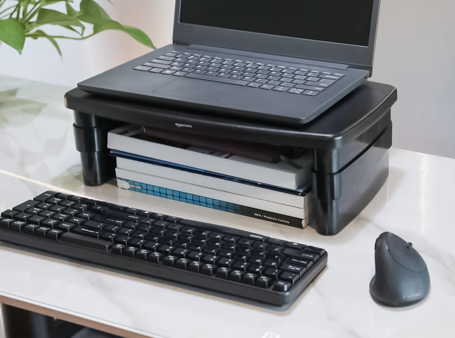 Adjustable Computer Monitor Riser Desk Stand