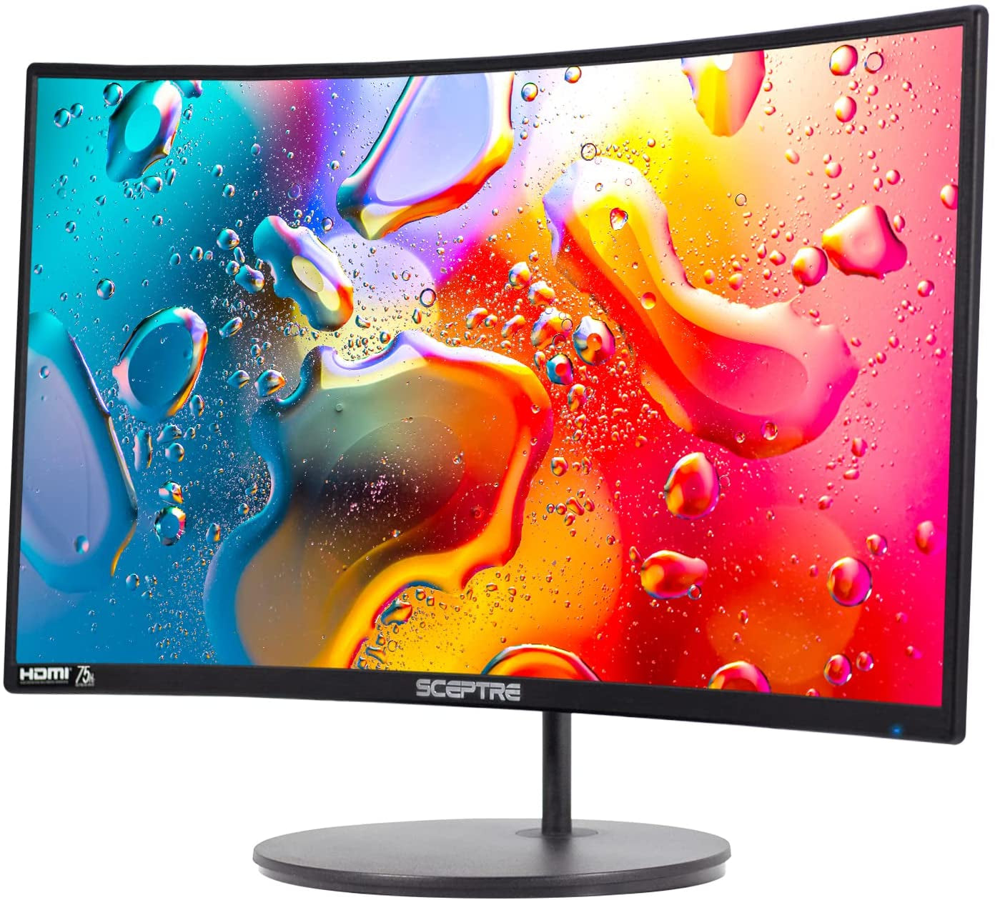 24" Curved 75Hz Gaming LED Monitor Full HD 1080P HDMI VGA Speakers, VESA Wall Mount Ready Metal Black 2019 (C248W-1920RN)