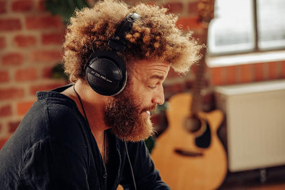 DT 770 PRO 80 Ohm Over-Ear Studio Headphones in Gray. Enclosed Design, Wired for Professional Recording and Monitoring