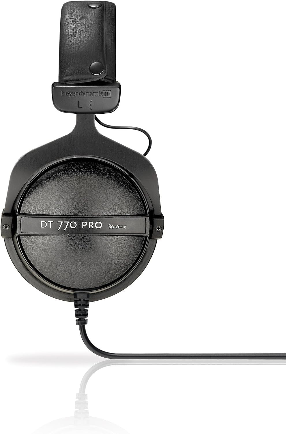 DT 770 PRO 80 Ohm Over-Ear Studio Headphones in Gray. Enclosed Design, Wired for Professional Recording and Monitoring